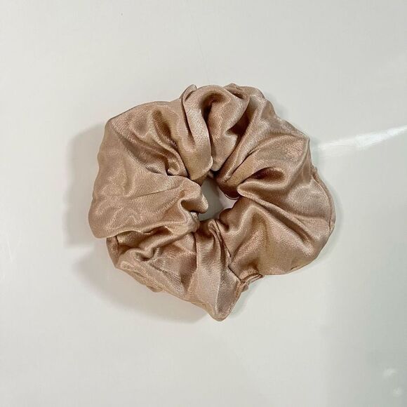 Scrunchies Upcycled‎ from Shona Joy La Lune Tie Front Bias Midi Dress in Gold - Picture 2 of 6